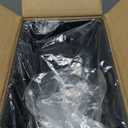 Plastic Storage Baskets With Lid, Storage Bins for Organizing, Stackable Decorative Containers for Shelves Drawers Desktop Closet Playroom Classroom Office, 6 Pack-Black