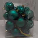 30PCS 2.36" Christmas Ball Ornaments Shatterproof Dark Green Christmas Tree Decorations Xmas Tree Balls Halloween Ornaments Dcor