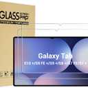 ProCase 2 Pack Screen Protector for Galaxy Tab S10 Plus 2024/Tab S9 FE Plus/S9 Plus/S8 Plus/S7 FE/S7 Plus 12.4 inch 2023, Tempered Glass HD Clear Film Guard for Tablet SM-X820/X610/X810/X800/T730/T970