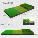 Golf Practice Mat,Golf Mats for Backyard Office & Garage Hitting Training, Standard