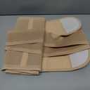 Trendyline Postpartum Belly Band Wrap: Abdominal Binder Post Surgery Postpartum Belly Wrap Post Partum Binder - C Section Recovery Support Belt Post Partum Girdle Stomach Hysterectomy Belly Band (Small, Beige)