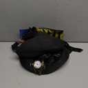 1920s Boys Gangster Costume Set, Hat Suspenders Watch Pipe Bow Tie Glasses, with Adjustable Suspenders, for Dance Parties Retro Dress Up Games (Black)