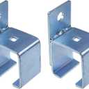 KUMGROT 2pcs Channel Trolley Track Hanger Strut Channel Support Hanger Bracket for All 1.97 Width Strut Channel Side Hanger