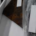 YITAHOME 52" Corner Dog Crate Furniture, Wooden Dog Kennel with Dog Cushion, Dog Kennel Corner Wooden End Table for Small Medium Large Dogs, Brown