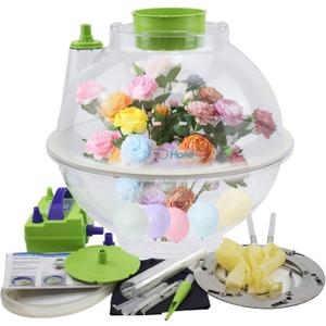 New 17 inches Balloon Stuffer Kit Balloon Stuffing Machine to Wrap Gift Balloon Filling Kit with Balloon Expander, Air Pump, 5 bobo, 5 Latex Balloons