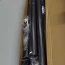 Supforce Closet Rods for Hanging Clothes, 17 to 84 Inches Stepless Adjustable Metal Closet Rod, 1.3 Inches Heavy Duty Clothes Hanging Rod for Closet Wardrobes Laundry RV, Black