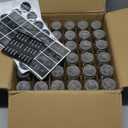 Square Spice Jars with Acacia Wooden Lid (Pack of 36) Spice Jars