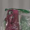 Rssviss Wallet Case for iPhone 16 Pro Crossbody with Card Holder Wrist Strap, Flip Zipper Case Compatible with Magsafe, RFID Blocking Purse Cover for iPhone 16 Pro Women Men 6.3 inch Hotpink