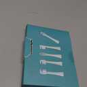 6 Pack Toothbrush Replacement Heads Compatible with WaterPik Sonic Fusion 2.0, FitMount Flossing Brush Head Fit for Water-Pic SF-01W SF-02W and 2.0 SF-03 SF-04 (White)