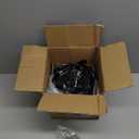 Jeebel Camp Portable Range Hood 6 Inch Portable Kitchen Exhaust Fan 350 CFM Strong Wind with 10 Activated Charcoal Filter Reusable Aluminum Alloy Portable Hood Fan for Indoor BBQ, Hot Pot, Black