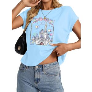 Magical Shirt for Women Magic Kingdom Castle Tshirt Princess Shirts