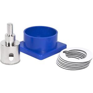 QEP 1-3/8" (35 mm) Xtreme Diamond Hole Saw with Water Delivery System (One Size) QEP 1-3/8" (35 mm) Xtreme Diamond Hole Saw with Water Delivery System (One Size)