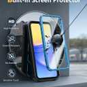 FNTCASE for Samsung Galaxy A15-5G Case: Military Grade Drop Proof Protection Phone Cover with Kickstand | Heavy Duty Rugged Full Body Protective Shockproof Matte Textured TPU Cases - 6.5 Inch (Blue)