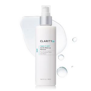 ClarityRx Take It Off Gentle Face & Eye Makeup Remover, Natural Plant-Based Calming Facial Cleanser with Antioxidants for All Skin Types (6 Fl Oz)