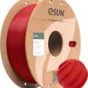 eSUN PLA+ Filament 1.75mm, 3D Printer Filament PLA Plus, Dimensional Accuracy +/- 0.03mm, 1KG Spool (2.2 LBS) 3D Printing Filament for 3D Printers, Fire Engine Red
