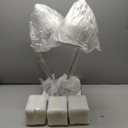 VEVOR Food Heat Lamp, 500W Electric Commercial Food Warmer Light, 2-Head Stainless Steel French Fry Heating Lamp with 3 Bulbs, Catering Food Warming Equipment for Kitchen, Buffet, Restaurant, Silver