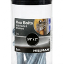 HG Hex Tab Bolt Zinc 3/8x2 24 Ct