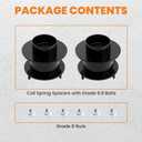 maXpeedingrods 3.5" Front Leveling Kit for Dodge Ram 1500 2500 3500 4WD 1994-2013, Lift Coil Spring Spacers for Pickup Trucks