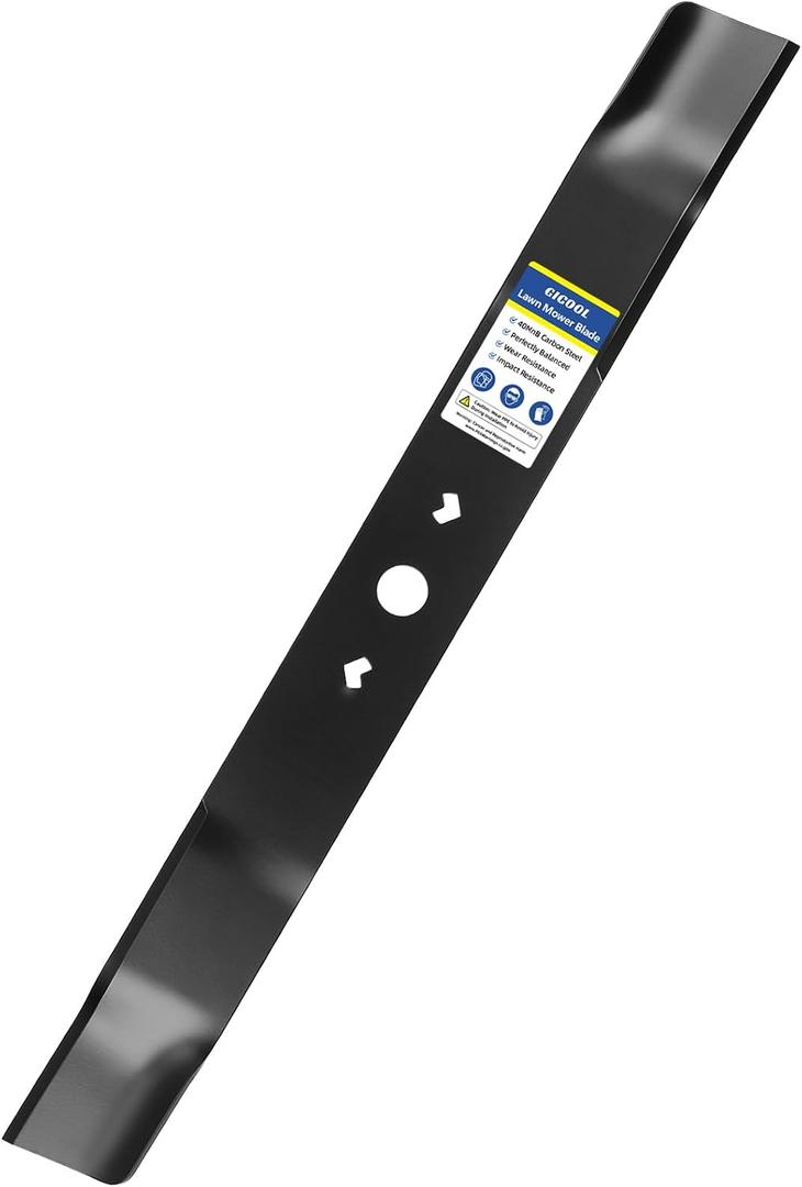 GICOOL 1-Pack 21" Lawn Mower Blade, Compatible with Greenworks 21" Deck Mower, Replaces Models MO40L03, MO48L4422, MO40L4413