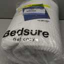 Bedsure 100% Cotton Muslin Blanket Queen Size for Bed - 4-Layer Breathable and Lightweight Thin Soft Summer Gauze Muslin Blankets for Adults, White, 90x90 Inches