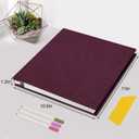 Zesthouse Photo Album Self Adhesive Pages, 60 Pages Magnetic Scrapbook Albums with Sticky Page, Photos Album Holds 8x10 & 5X7 & 4x6 & 6x8 & 3x5, Large Picture Book Ideal Gift for Family Wedding Baby