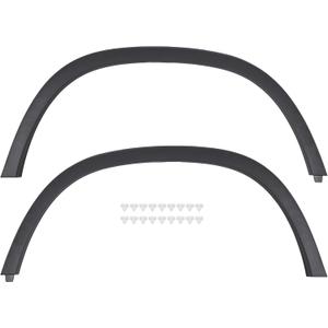 NewYall Front Left and Right Wheel Arch Fender Flare Trim Molding for Chevrolet Trax 2017-2021