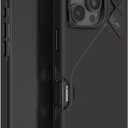 Aulumu A16 Shockproof iPhone 16 Pro Case | Updated Camera Control | Real Cooling | Aluminum Alloy Camera Frame | Multi-Layer Composite Protection - Black