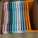 Weysat 12 Pcs Turn in Trays, Classroom Paper Tray, Pastel, Narrow