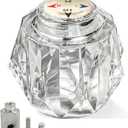 Replacement for RP41661 Shower Faucet Handle Clear Acrylic for Delta Peerless Single Handle Tub Faucets Shower Knob Button Screw Connector