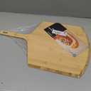 Pizza Peel 16 Inch, Natural Bamboo Pizza Peel Pizza Paddle Spatula Oven Accessory for Large Wood Pizza Board For Transferring & Serving, Wood Pizza Cutting Board for Cheese Bread Fruit Vegetables, 24"L x 16"W