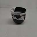 Melamine Cereal and Salad Bowls, 5 Inch, Set of 6, Dishwasher Safe, Black