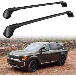 Snailfly 260 LBS Load Cross Bars Fit for 2019-2024 Kia Telluride EX S SX SX-Prestige, Heavy Duty Roof Rack Crossbar, Upgraded Version