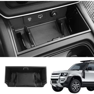 Bomely Center Console Organizer Tray Storage Box Compatible with Land Rover Defender 2020-2024 Land Rover Defender 90 110 130 (Center Console Storage Box)