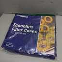 Royal Premium 10" Econoline Non Woven Filter Cones, Package of 50