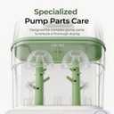 Momcozy 3-Layers Large Capacity Bottle Sterilizer and Dryer, Pump Part Mode