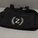 Gym Duffle Bag for Women – Embroidered Custom Initial Sports Bag for Men – Personalized Travel & Workout Duffel with Luggage Sleeve – Thoughtful Gift for Mom, Girl, Daughter, Mother (Black, Z)