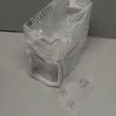 Set Of 2 Storage Organizer Bins Wall Mounted Shower Basket, Shower Caddy Stackable Clear Plastic Makeup Organizer Adhesive Hanging Bin for Bathroom, Kitchen, Cabinet, Pantry, BPA Free, Clear