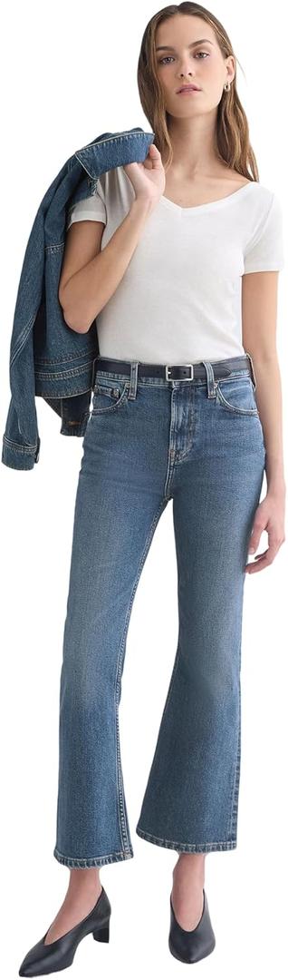 Everlane Women's High-Rise Kick Flare Jean