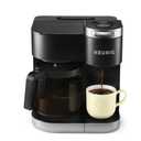 K-Duo Single Serve K-Cup Pod & Carafe Coffee Maker, with Multiple Brew Sizes, 60oz Removable Reservoir, Programmable Auto Brew Carafe, (Gen 1), Black