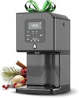 LEVO Lux - Premium Herbal Oil Infusion Machine - Botanical Extractor - Herb Dryer, Decarboxylator, & Oil Infuser - Gourmet Edible Infusion Maker - For Infused Gummies, Brownies & More - Black