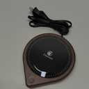 Kepwam Coffee Mug Warmer for Desk, Smart Coffee Warmer with Touch Tech & Light, Coffee Cup Warmer with Gravity Sensor & Auto Shut Off, Candle Warmer Plate - Ideal Gifts for Dad and Mom