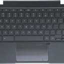 Replacement for Lenovo 100e Chromebook 2nd Gen 81MA Laptop Upper Case Palmrest Keyboard Touchpad Assembly Part 5CB0T79741 Black