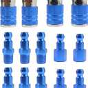 Type C Air Fittings Connect Automotive Air Plug & Coupler Set 14PCS Air Hose Fittings for Air Compressor Fittings Kit Aluminum T/Auto Air Fitting Set, AUTOMOTIVE STYLE