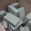 Outus 20 Pcs Yoga Blocks Bulk 9 x 6 x 3 Inch High Density Bricks to Improve Strength Flexibility Balance Soft Non Slip Gymnastic Blocks for Yoga Sports(Light Green)
