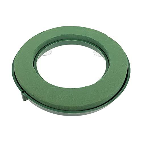 Floral Bricks Foam Ring Dry and Wet Round Blocks for Flower Arrangement Supplies - Wedding Decor Size Flower Mud S