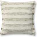 Loloi Green/Ivory 22'' x 22'' Cover Only Pillow