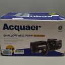 Acquaer Shallow Well Jet Pump,Cast Iron, Well Depth Up to 25ft, 115V/230V Dual Voltage, Automatic Pressure Switch
