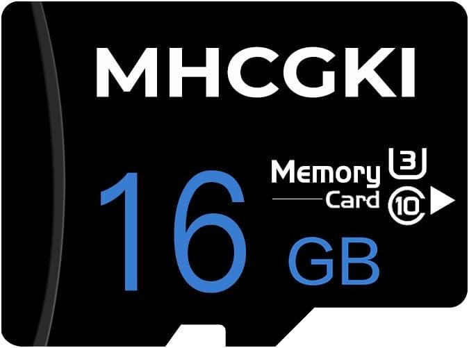 16GB Micro Memory Card High Speed Class 10 TF Memory Card with Adapter for Dash Cam,Camera,Smartphone,Tablet