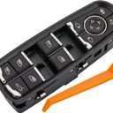 Power Window Switch Fits for Porsche Cayenne 2011-2018, Macan 2015-2018, Panamera 2011-2016.Driver Side Control Door vidrios Master Switch Replaces 7PP959858AEDML