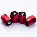 Metal Auto Car Tire Valve Stem Caps Compatible with Infiniti Infinity QX50 Q50 Q70 Q70L Q60 QX30 QX60 QX80 All Models Wheel Cap, Air Valve Caps Styling Decoration Accessories 4pc
